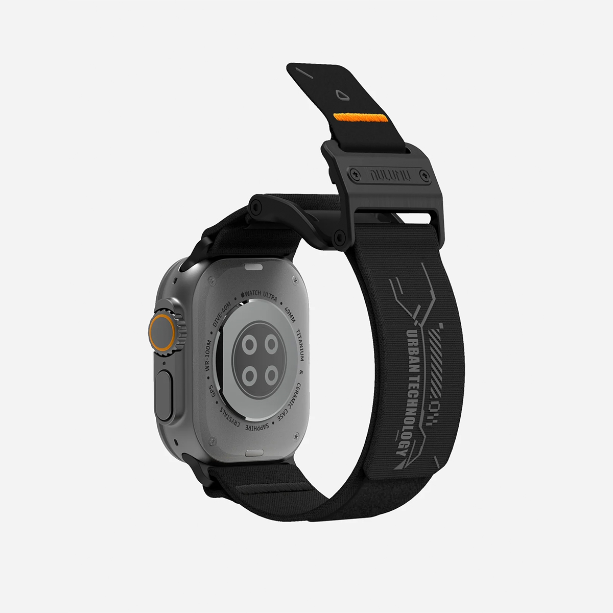 AULUMU 49/46/45/44 MM A11 Mag Buckle Slim Band for Apple Watch Series · 4
