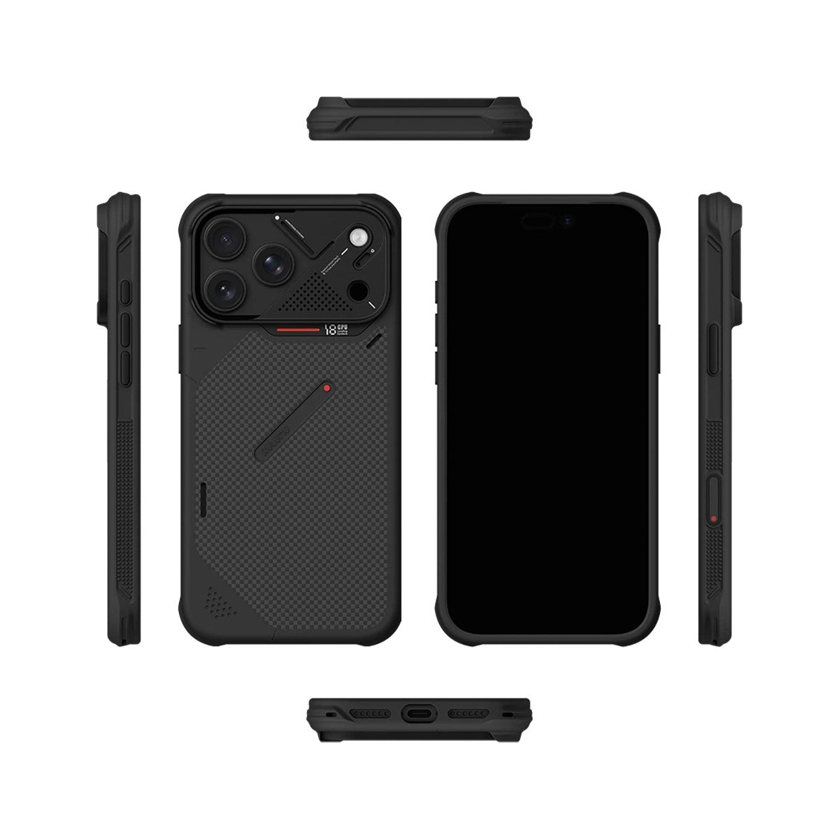 AULUMU A18 Aramid Fiber Shock Proof Case Classical for iPhone 18 Pro · 5