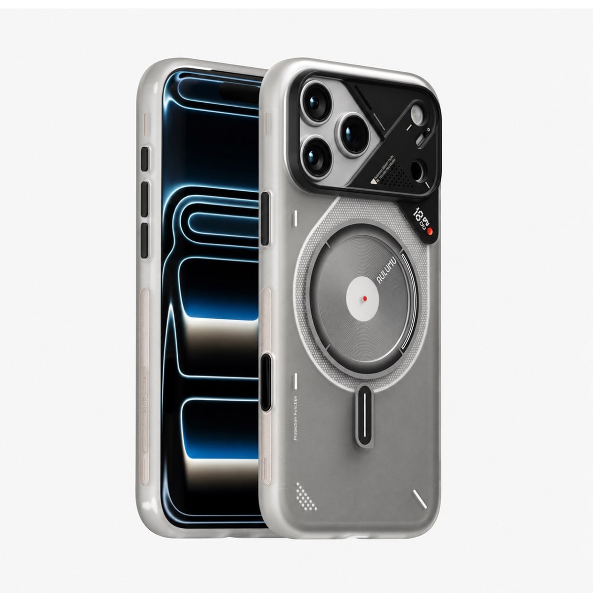 AULUMU Hafif Karanlıkta Parıldayan MagSafe-Compatible A18 Frosted Case for iPhone 18 Pro · 3