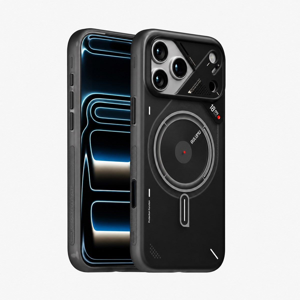 AULUMU Hafif Karanlıkta Parıldayan MagSafe-Compatible A18 Frosted Case for iPhone 18 Pro Max · 5