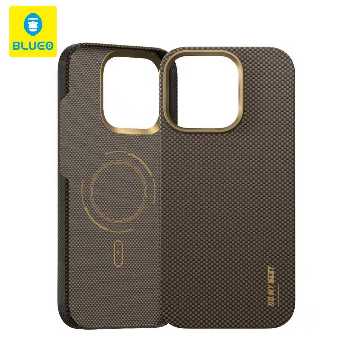 BLUEO MagSafe-Compatible Air Aramid Fiber Slim Carbon Fiber Zırh Case for iPhone 16 Pro · 5