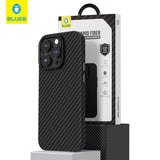 BLUEO Carbon Fiber MagSafe-Compatible Fingerprint-Resistant Soft Case for iPhone 13 · 1