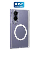 BLUEO B Crystal Drop Resistance Fold 8 Fingerprint-Resistant MagSafe-Compatible Kenarları Soft Silicone Case · 1