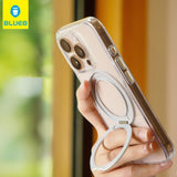 BLUEO Kristal Sararma Karşıtı MagSafe Anti-Drop Clear Silicone Case for iPhone 16 Pro · 2