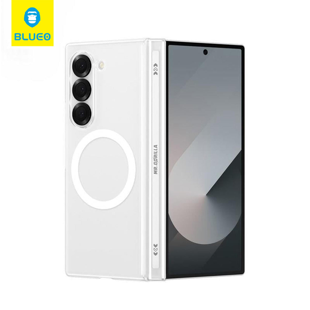 BLUEO Darbe Emici Metal Buttons Hard-Shell Case for Samsung Galaxy Z Fold 6 · 1