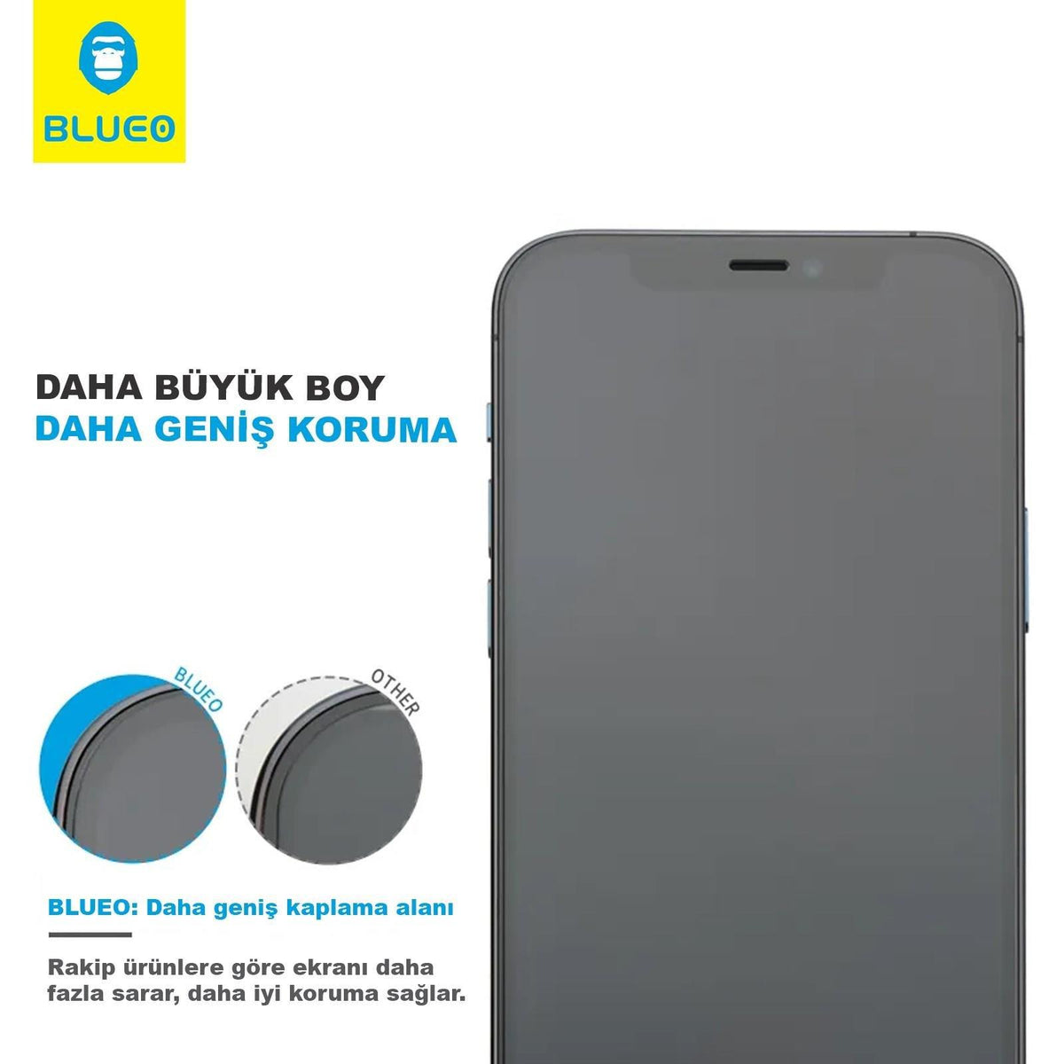 BLUEO with Applicator 0.2mm Thin High Sensitivity Glass Screen Protector for iPhone 14 Pro Max · 7