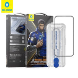 BLUEO with Easy Installation Applicator Shock-Absorbing Full-Coverage Glass Screen Protector for iPhone 15 Pro · 1