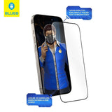 BLUEO with Applicator Dust and Scratch-Resistant HD Glass Screen Protector for iPhone 15 Pro Max · 2