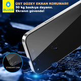 BLUEO with Applicator Dust and Scratch-Resistant HD Glass Screen Protector for iPhone 16 Pro Max · 8