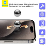 BLUEO Anti-Glare Matte Gaming Glass Screen Protector - Fast Response for iPhone 16 Pro Max · 6