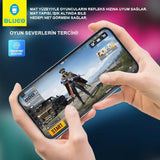 BLUEO Clear View Pro Gamer Gaming Fast Response Matte Glass Screen Protector for iPhone 15 / iPhone 16 · 2