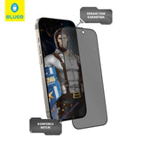 BLUEO Eye Comfort Privacy Glass Screen Protector for iPhone 15 Pro · 3