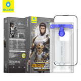 BLUEO with Applicator Curved Full-Coverage Anti-Reflective Glass Screen Protector for iPhone 15 Pro · 1