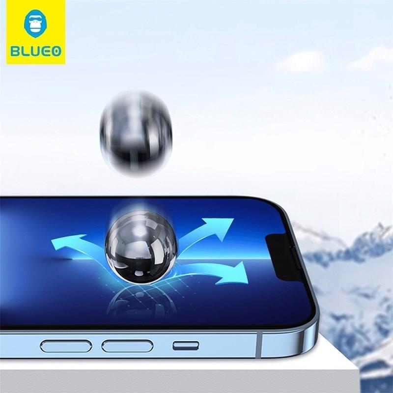 BLUEO Scratch and Shock-Resistant HD Glass Screen Protector for iPhone 14 Pro · 6