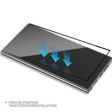BLUEO with Applicator Curved Thin Full-Coverage Glass Screen Protector for Samsung Galaxy S24 Ultra · 7