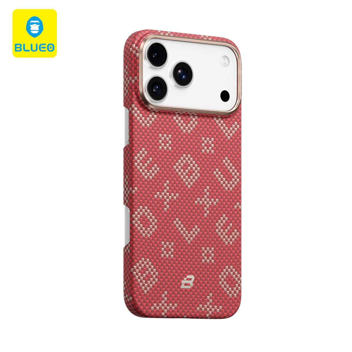 BLUEO MagSafe-Compatible Glided Fiber Phone Case for iPhone 17 Pro Max · 2