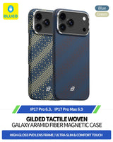 BLUEO MagSafe-Compatible Galaxy Aramid Fiber Phone Case for iPhone 17 Pro · 4