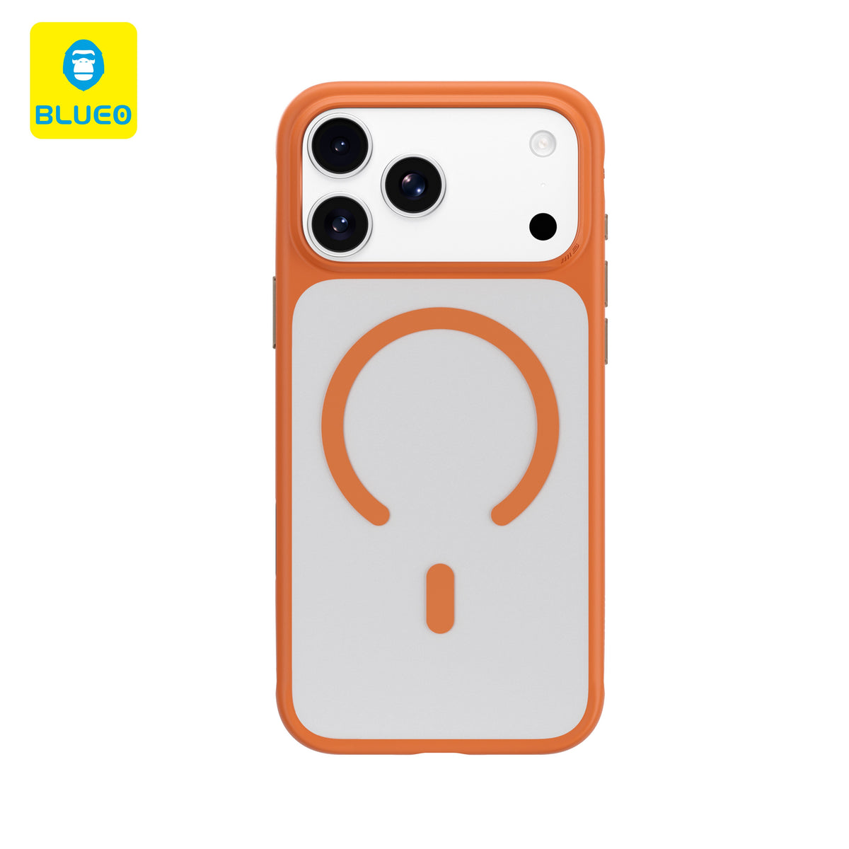 BLUEO Skin Friendly Frosted Anti-Drop Magsafe Case for iPhone 17 Pro Max · 2