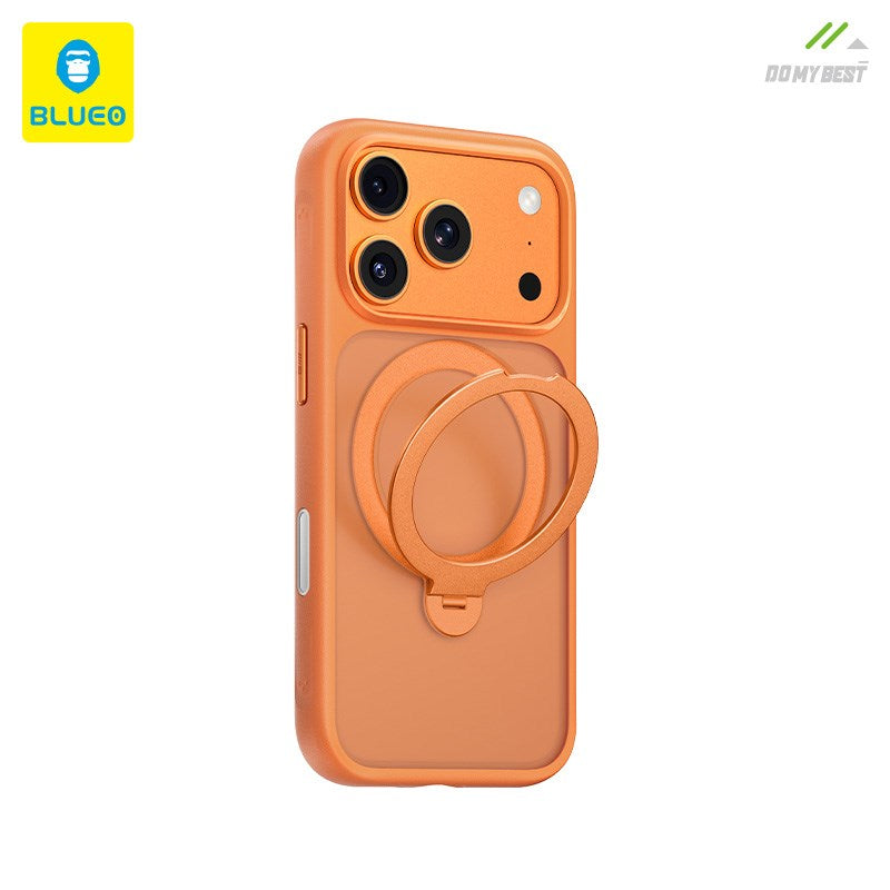 BLUEO Skin Friendly Frosted Anti-Drop Magsafe Stand Case for iPhone 17 Pro · 1