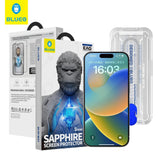 BLUEO with Applicator 9 Mohs %99.99 Sapphire Screen Protector for iPhone 14 Pro · 1
