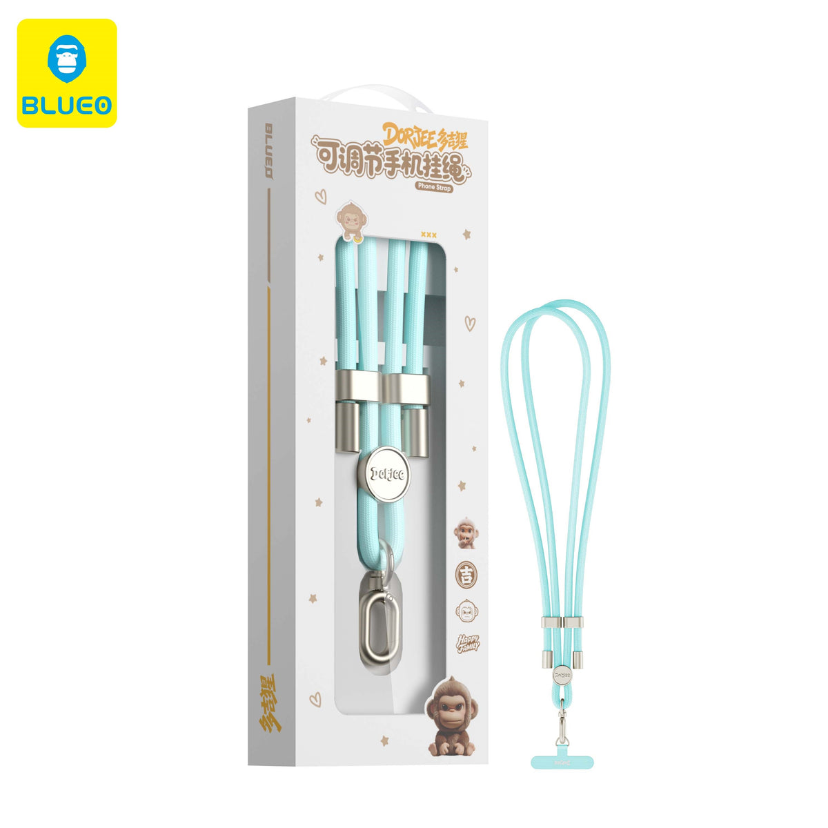 BLUEO Dorjee Adjustable Woven Phone Lanyard · 5