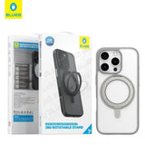 BLUEO 360° Dönen MagSafe Stand Matte Silicone Case for iPhone 16 Pro Max · 3
