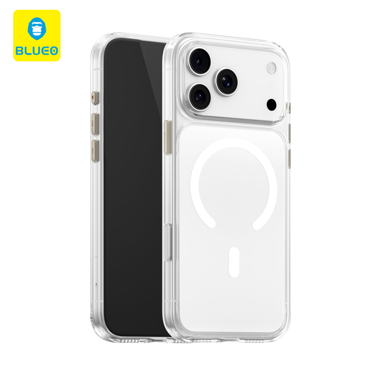 BLUEO Crystal+ Anti-Drop Phone Case with Magnetic for iPhone 17 Pro Max / iPhone 18 Pro Max · 2