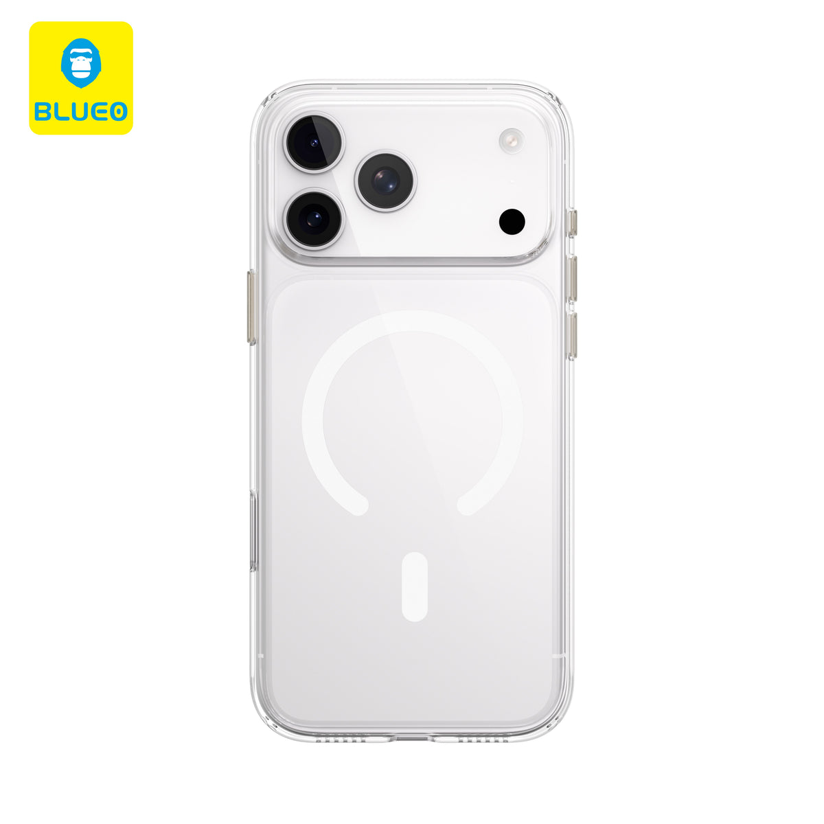 BLUEO Crystal+ Anti-Drop Phone Case with Magnetic for iPhone 17 Pro Max / iPhone 18 Pro Max · 3