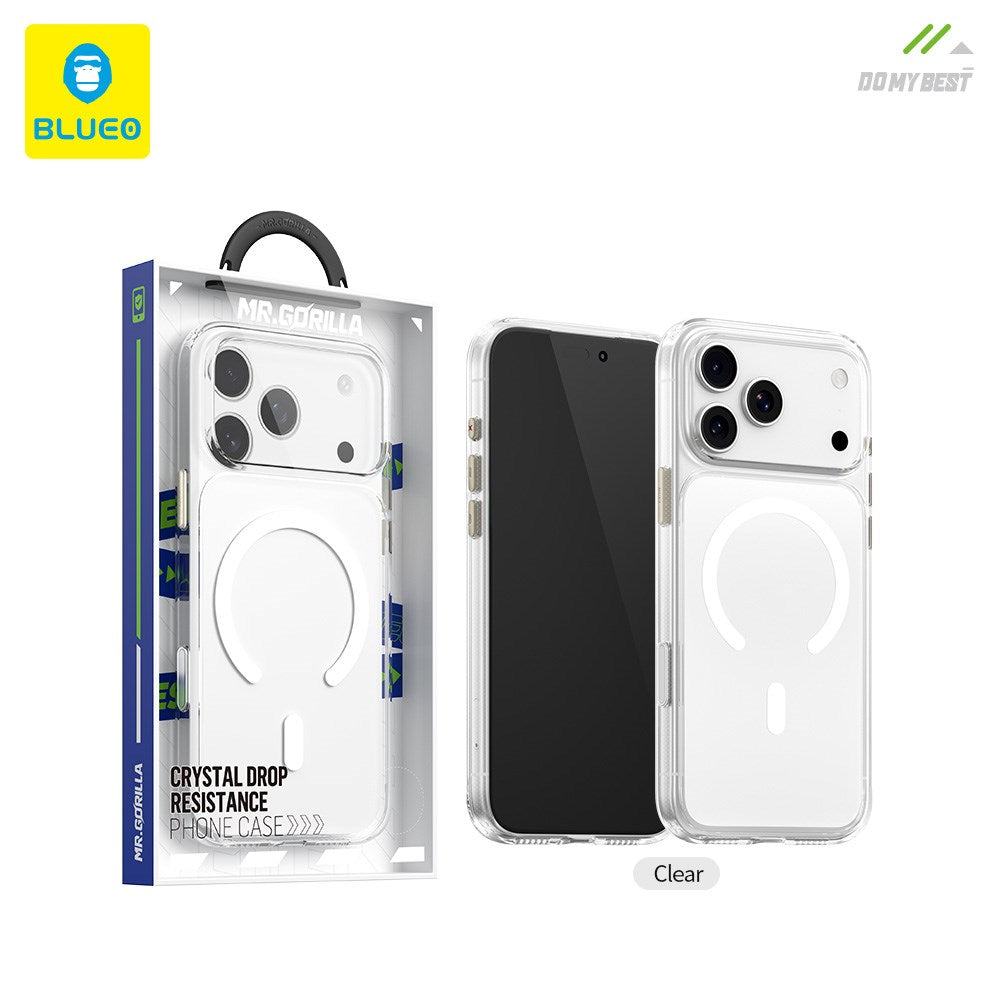 BLUEO Crystal+ Anti-Drop Phone Case with Magnetic for iPhone 17 Pro Max / iPhone 18 Pro Max · 5