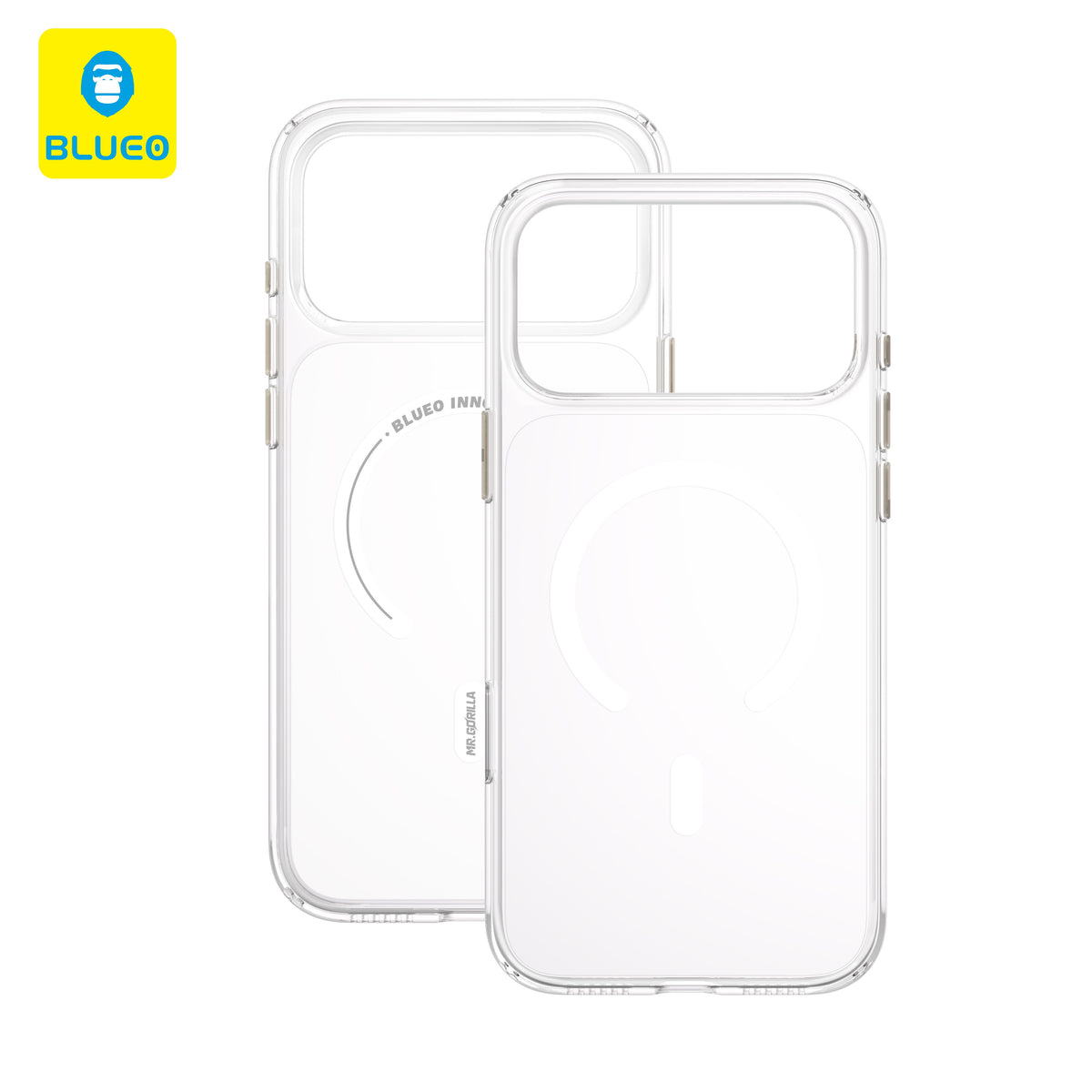 BLUEO Crystal+ Anti-Drop Phone Case with Magnetic for iPhone 17 Pro Max / iPhone 18 Pro Max · 4