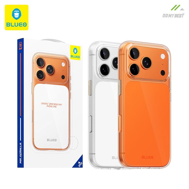 BLUEO Crystal Drop Resistant Phone Case for iPhone 17 Pro Max · 4