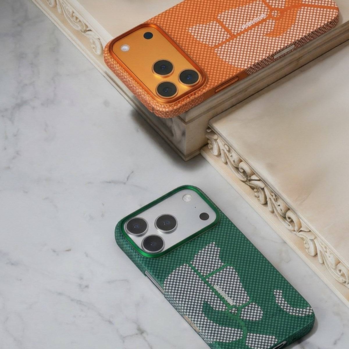 BLUEO Steed Woven Aramid Fiber Magnetic Case for iPhone 17 Pro Max · 6