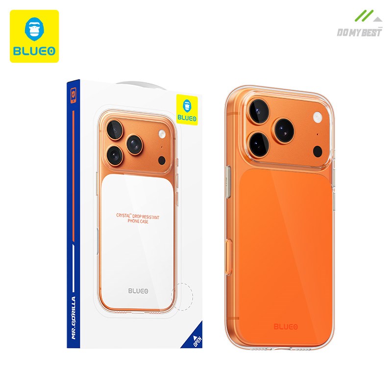 BLUEO Crystal Drop Resistant Phone Case for iPhone 17 Pro · 3