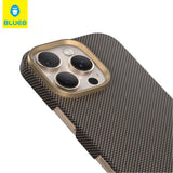 BLUEO Aramid Carbon Fiber Serigrafi Print MagSafe-Compatible Case for iPhone 16 Pro · 1