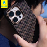 BLUEO Aramid Carbon Fiber Serigrafi Print MagSafe-Compatible Case for iPhone 16 Pro · 5