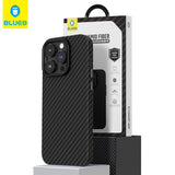BLUEO Carbon Fiber Fingerprint-Resistant MagSafe-Compatible Soft Case for iPhone 13 Pro · 1