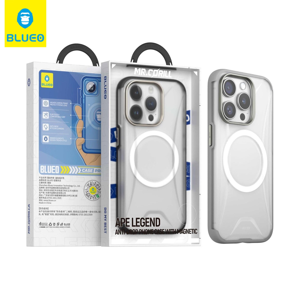 BLUEO MagSafe-Compatible Kenarları Colored Metal Camera Protection Case for iPhone 15 Pro · 3