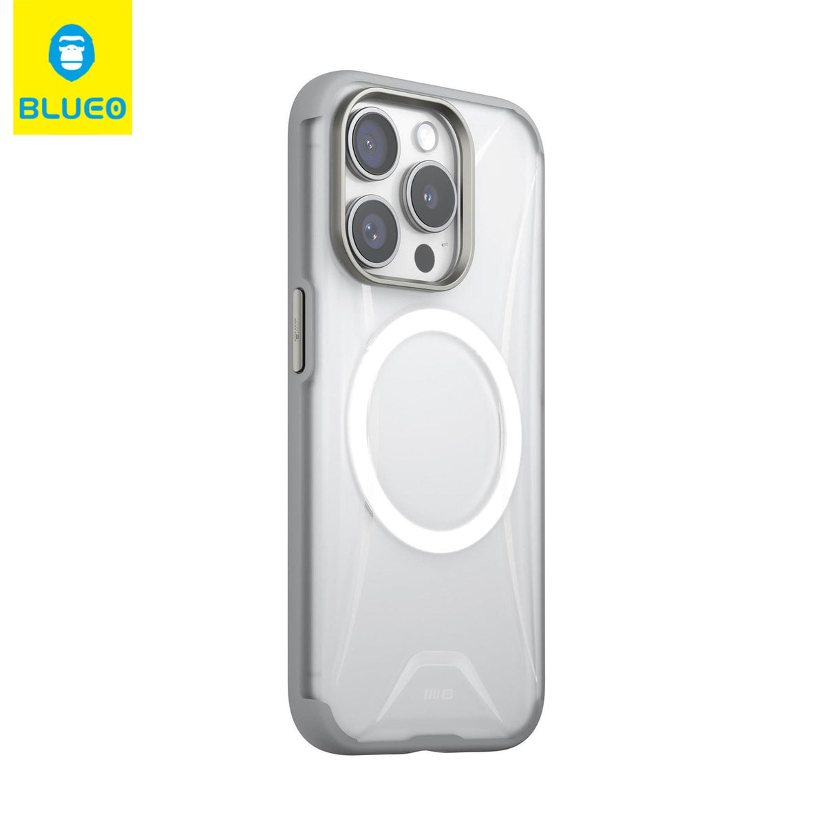BLUEO MagSafe-Compatible Kenarları Colored Metal Camera Protection Case for iPhone 15 Pro · 2