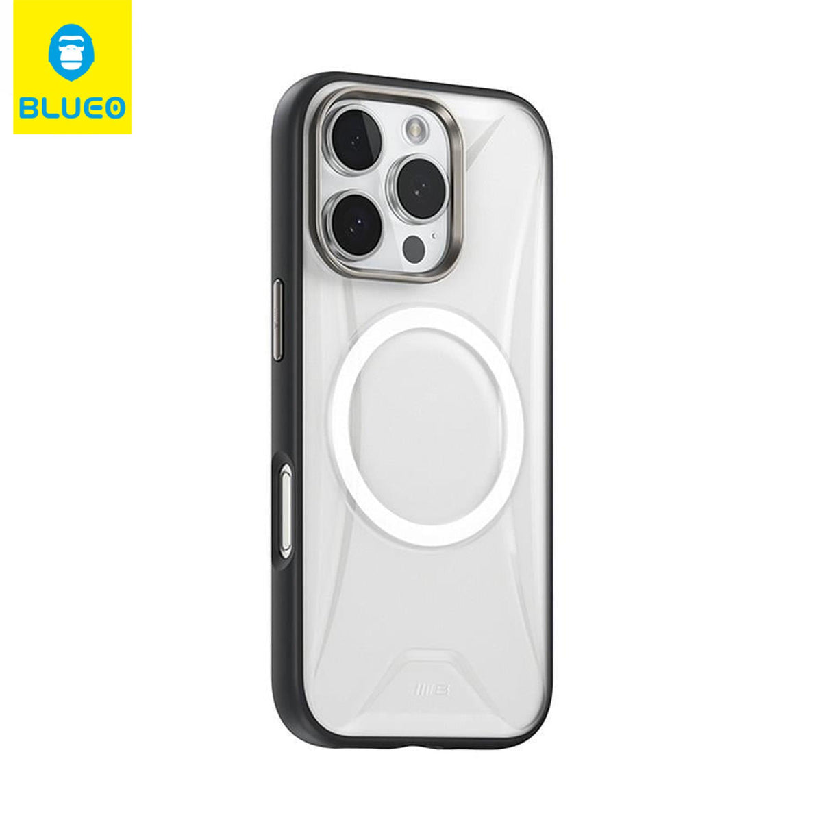 BLUEO MagSafe-Compatible Kenarları Colored Metal Camera Protection Case for iPhone 16 Pro Max · 2
