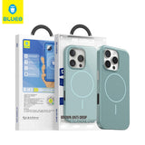 BLUEO MagSafe-Compatible Anti-Drop Matte Stain-Resistant Silicone Case for iPhone 15 Pro Max · 2