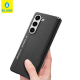 BLUEO Premium PU Leather Fabric-Linedlı Darbe Emici Case for Samsung Galaxy Z Fold 5 · 3