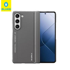 BLUEO Premium PU Leather Fabric-Linedlı Darbe Emici Case for Samsung Galaxy Z Fold 5 · 1