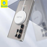 BLUEO Clear Case · 360° Dönebilen Stand, MagSafe, Toz Korumalı for Samsung Galaxy S25 Plus · 5