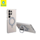 BLUEO Clear Case · 360° Dönebilen Stand, MagSafe, Toz Korumalı Case for Samsung Galaxy S25 · 4