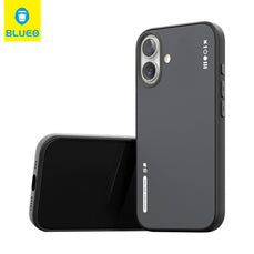 BLUEO MagSafe-Compatible Çift Renk Design Velvet-Lined Likit Silicone Case for iPhone 16 · 1
