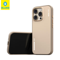 BLUEO MagSafe-Compatible Çift Renk Design Velvet-Lined Likit Silicone Case for iPhone 16 Pro · 1