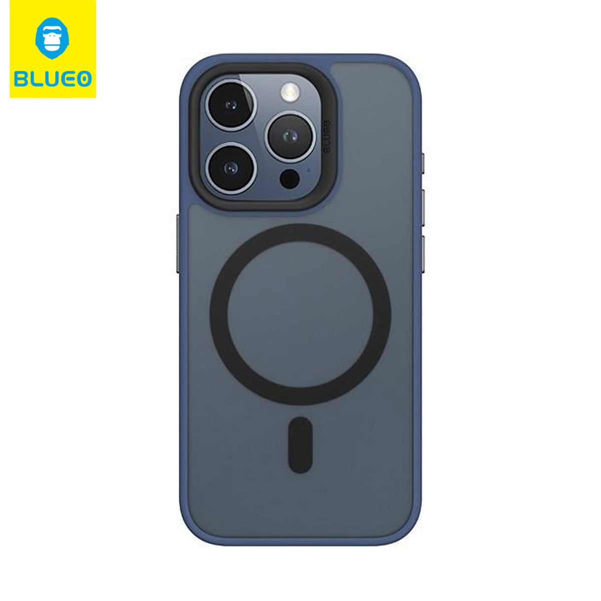 BLUEO MagSafe-Compatible Matte Frosted Fingerprint-Resistant Case for iPhone 15 Pro · 2