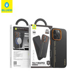 BLUEO Carbon Fiber MagSafe-Compatible Komple Kenar Darbe Korumalı Case for iPhone 16 Pro Max · 2