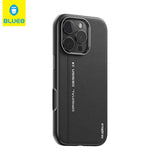 BLUEO MagSafe Premium PU Leather Metal Camera Protection Şık Case for iPhone 16 Pro Max · 1