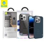 BLUEO MagSafe-Compatible Yazı Printlı Premium PU Leather Case for iPhone 14 Pro Max · 3